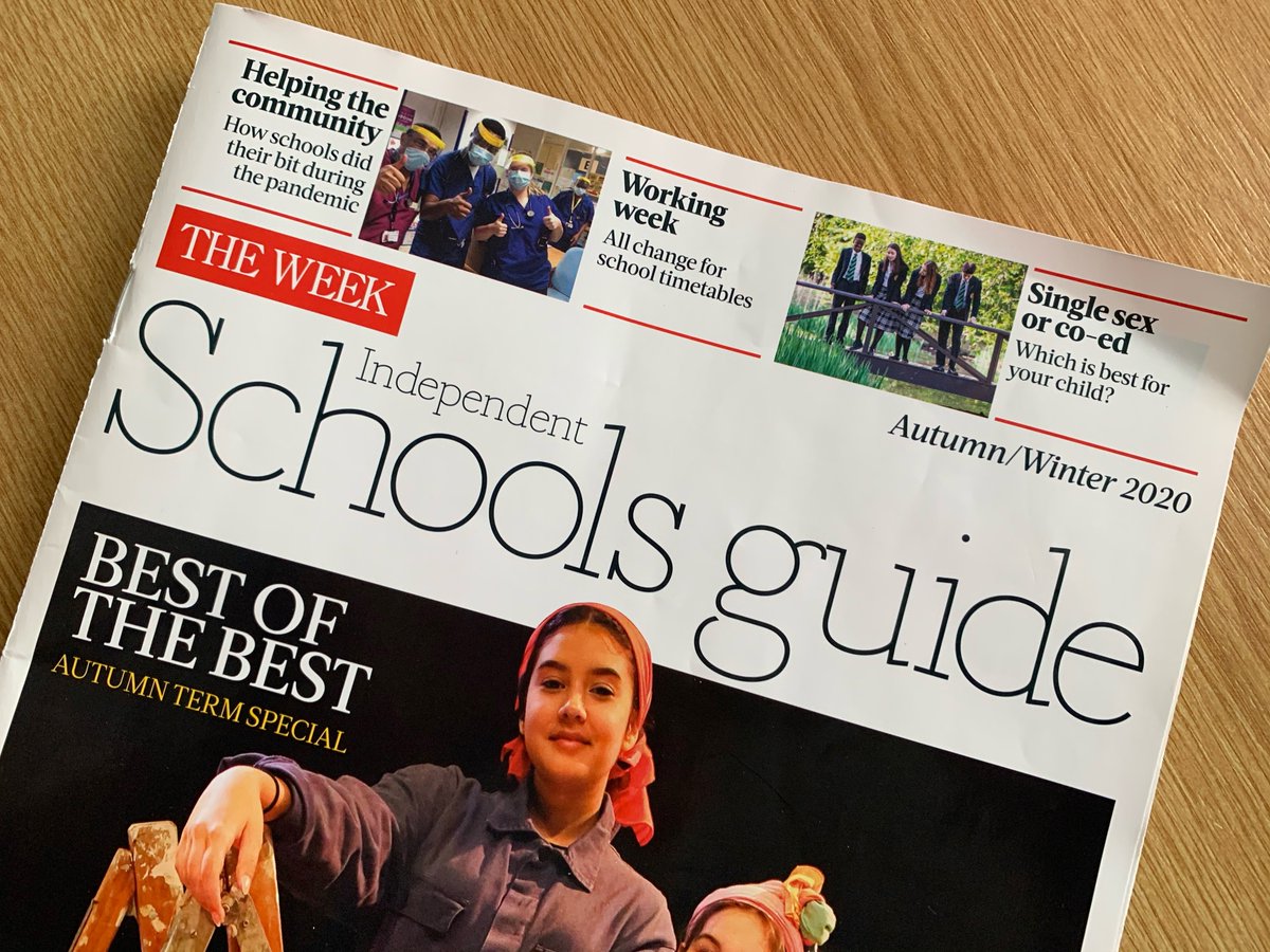We are honoured to be ranked in the ‘the best of the best’ category for ‘great for sport’ in 'The Week - Independent Schools Guide'. Take a look at our features on pages 17 and 51 here: bit.ly/3kI3Ds2 #TheWeek.