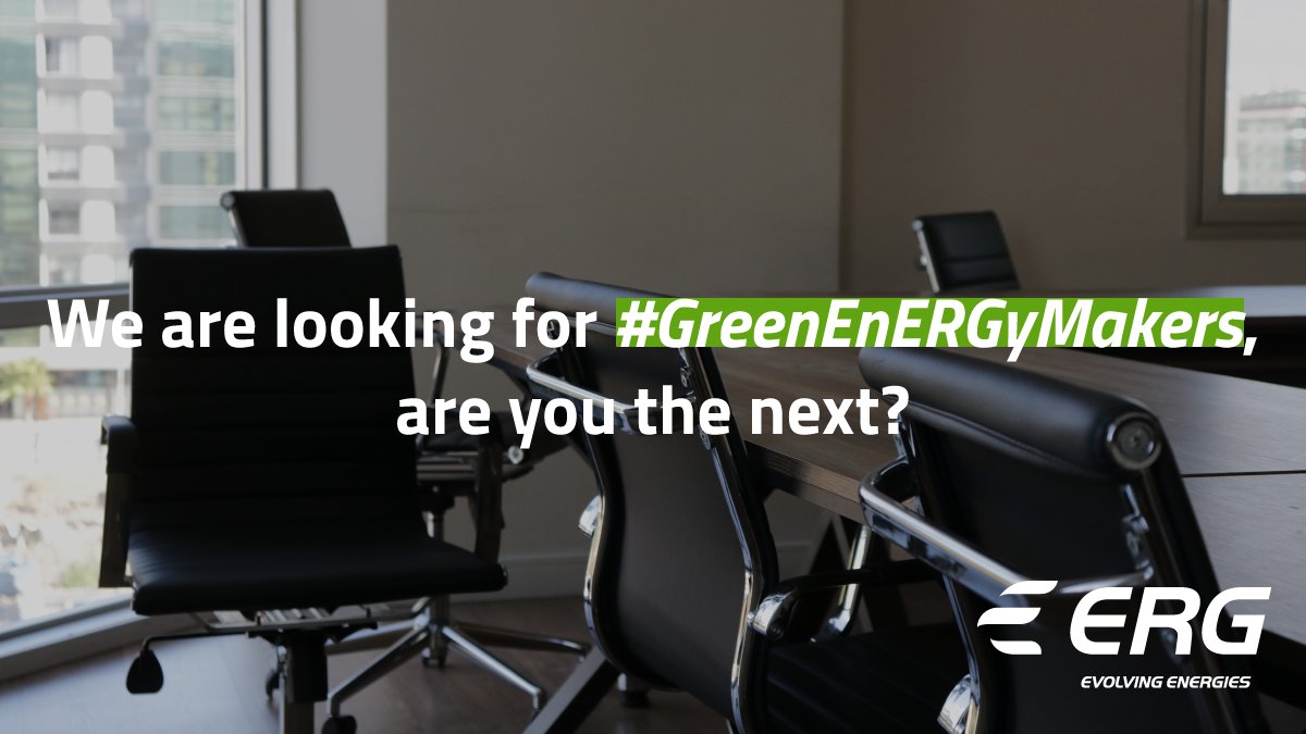 ERGcareers's tweet photo. ๐ฃWe are looking for #greenenERGymakers!
Are you our new Trader in #Genoa ๐ฎ๐น ?
See more and apply โถ https://t.co/U3YhYXfEOV
#joinERG #WeAreERG
#workwithus #joboffer #hiring #recruitment https://t.co/O6FxyfbXht