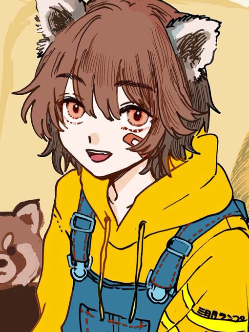 「raccoon girl」 illustration images(Oldest)