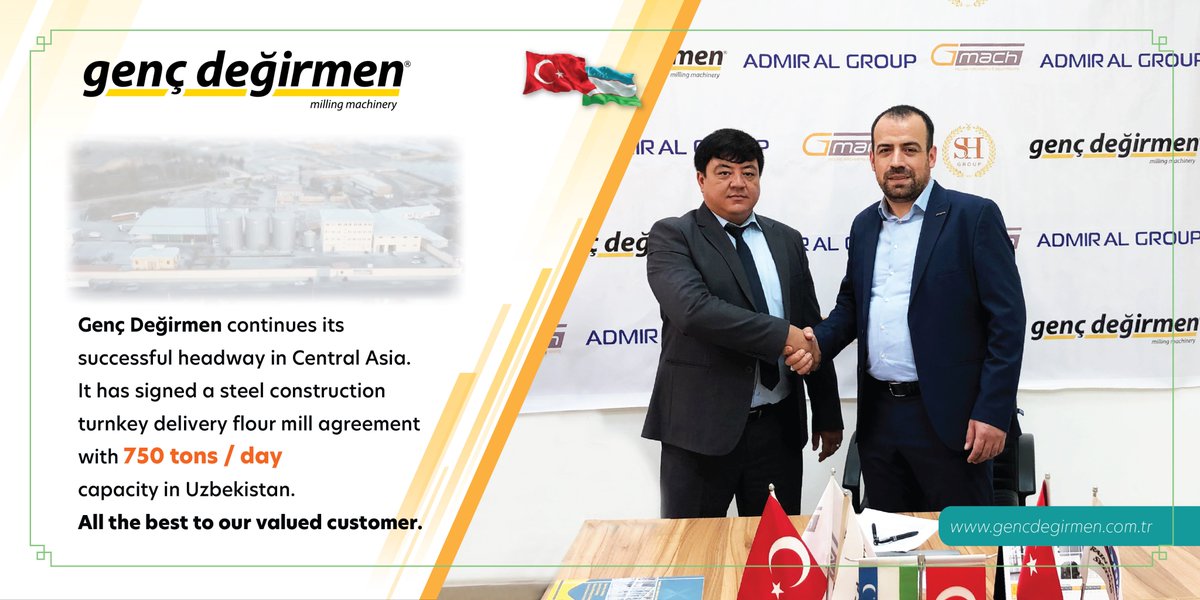 gencdegirmen's tweet photo. #Milling #Gençdeğirmen #Gmach #Turnkey #Flour #Semolina #Maize #Feed #Treximat #Quantuminox #Purilina #Fourclean #Triexta #Uzbekistan #Değirmen #Un #Anahtarteslim #Tesis #İrmik https://t.co/mjSPhIC269
