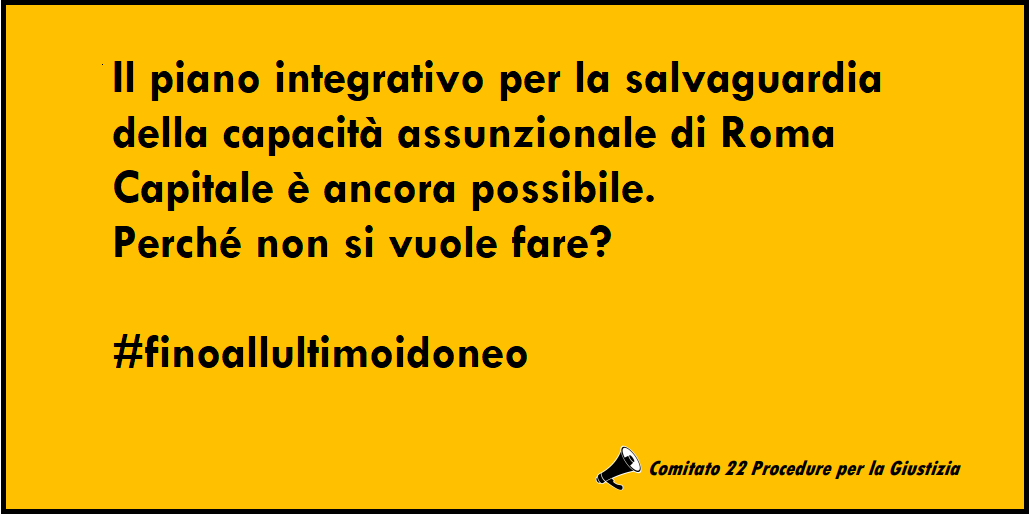 Luciateofili's tweet photo. @ConcorsoneRoma @virginiaraggi @antoniodesant21 Oggi in Piazza per chiedere il dialogo finora negato dall'Amministrazione Capitolina. #finoallultimoidoneo è un obiettivo realizzabile. Perché non parlarne? #romacapitale
@virginiaraggi @antoniodesant21 https://t.co/zZwvepoKek