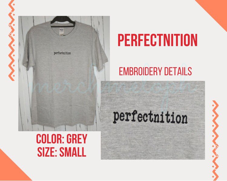 7. Ilhoon line embroidered shirts “Perfectnition” and “Everything’s good”