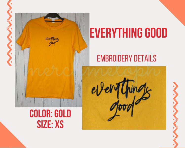 7. Ilhoon line embroidered shirts “Perfectnition” and “Everything’s good”