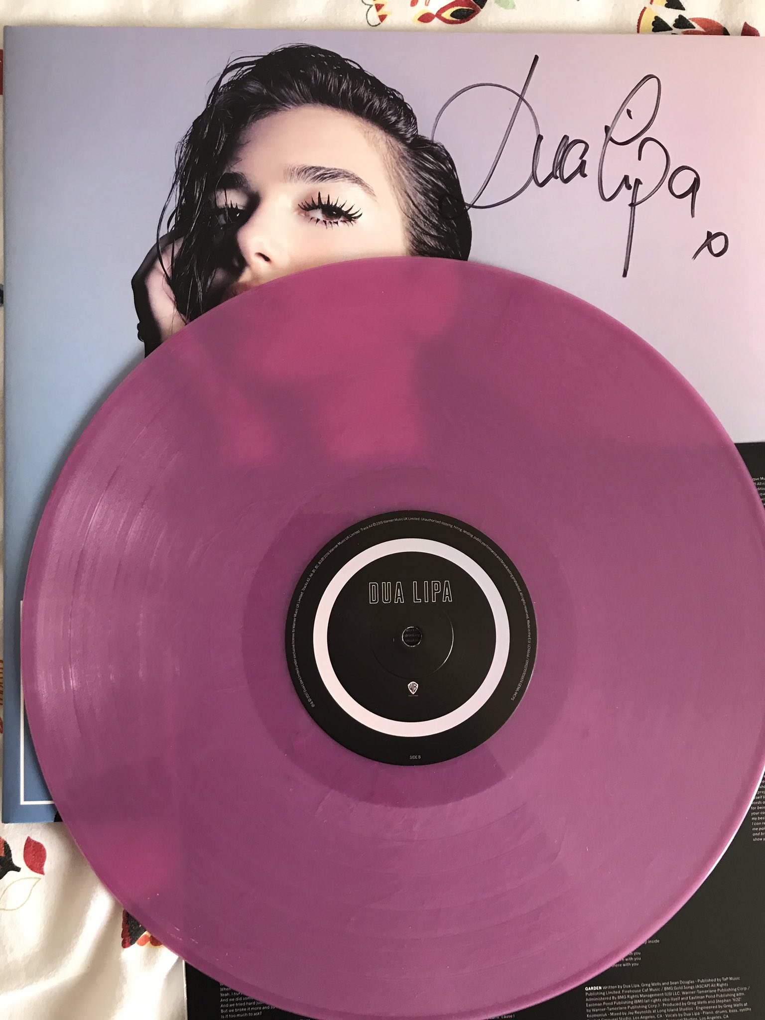 Personal Record Collection on Instagram: “Dua Lipa - Dua Lipa ◦ Standard  Edition ◦ Pressed On Pink Marbled Translucent …
