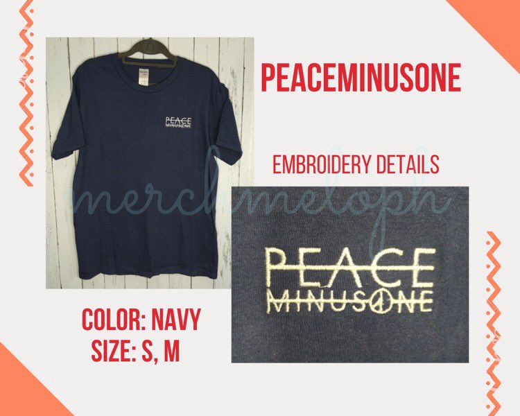 9.  #Peaceminusone embroidered shirts 