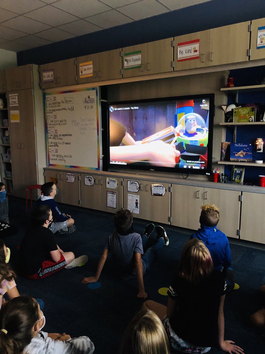 randinanderson's tweet photo. We are using Disney clips to learn how to determine the theme or message of a fiction text. #makereadingfun #multimodaltext @vanalstyneisd https://t.co/IVp7LKeGnU