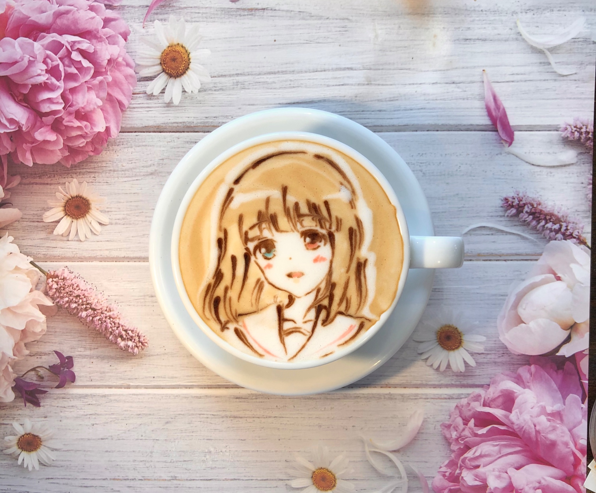 Maa 似顔絵強化期間 咲 Saki より福路美穂子ちゃんのラテアート お誕生日おめでとうございますっ 福路美穂子 福路美穂子生誕祭 福路美穂子誕生祭 T Co Ursz2r6xh7 Twitter