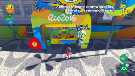 Mario & Sonic at the Rio 2016 Olympic Games (2016) Coins are used as currency alongside Rings to buy special items and rewards from the item stands. They can contain music, clothing, stamps, etc. Lakitu can also reward players coins as well. Overall, Great use of coins. 9/10.