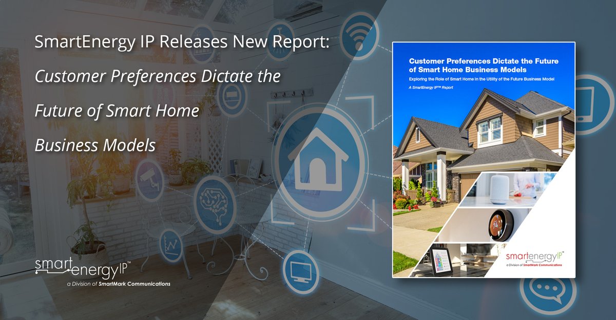 SmartEnergyIP's tweet image. We are excited to release our latest white paper detailing #smarthome opportunities for #utilities! Download it here: bit.ly/2FKEXRa