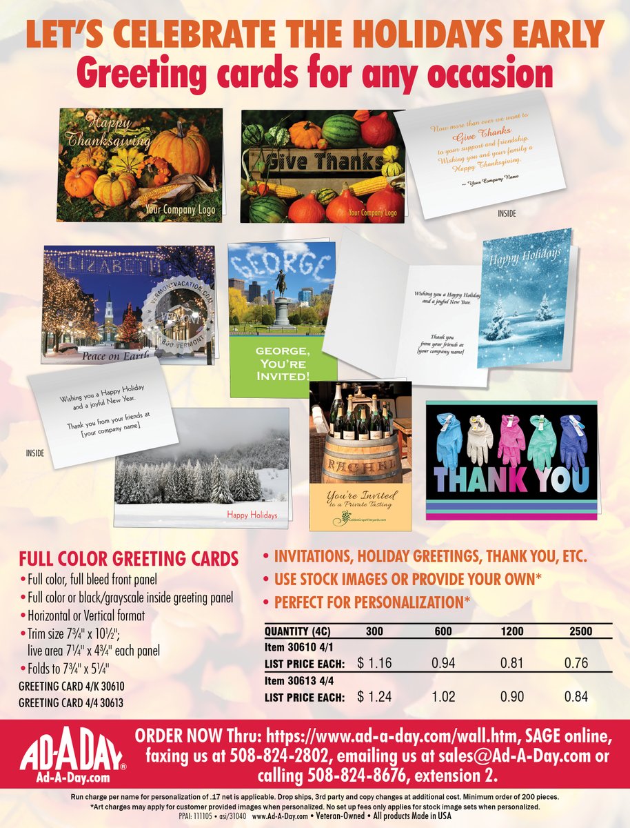 alwaysadaday's tweet image. Great ready for the holidays! Send Greetings to your customers, employees and frontline workers, and thank them for their continued support! #greetingcards #holidays #promotions