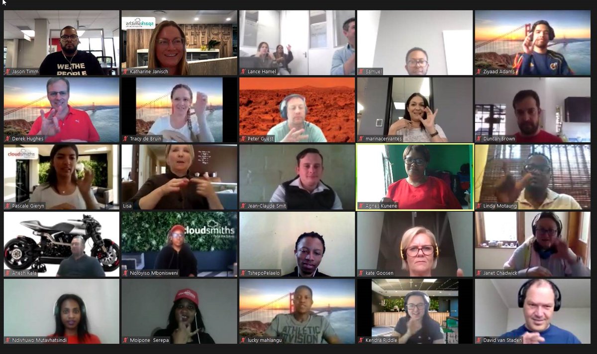 cloudsmiths1's tweet photo. On International Sign Language Day we highlight the Deaf Community. At our last Friyay we learnt about communicating in #SignLanguage. Hands with Words taught us #CloudSmiths and Salesforce lingo.
Ask a Smith what our CloudSmiths name is in Sign Language!
#ISLD #deafawareness https://t.co/Pf9fsSmTaO
