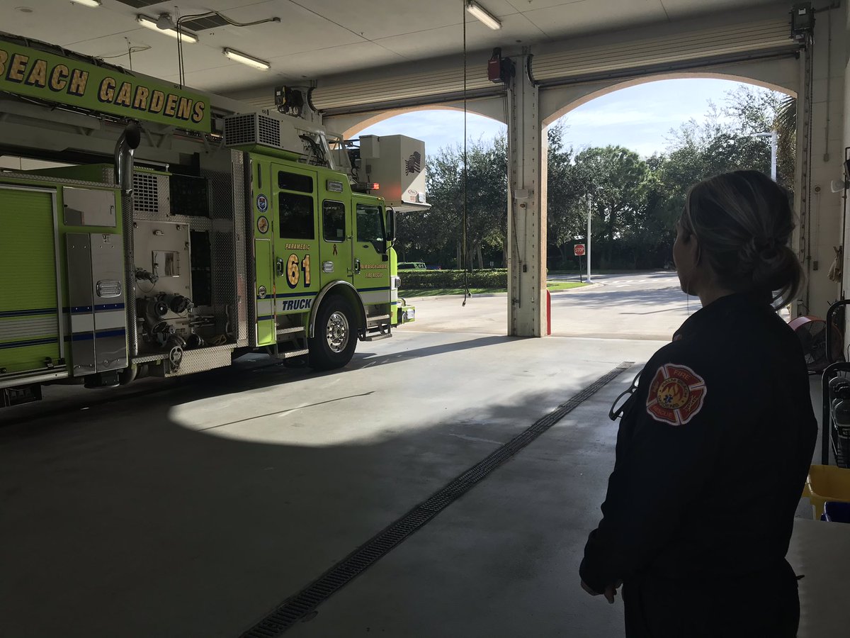 MadelineTV's tweet photo. GIRL POWER: Palm Beach Gardens Fire Department serindipitously had an all female crew for a shift. How the ladies are hoping to inspire little girls on @CBS12 at 3:30 and 5:15. https://t.co/uUQ6YqzQMl