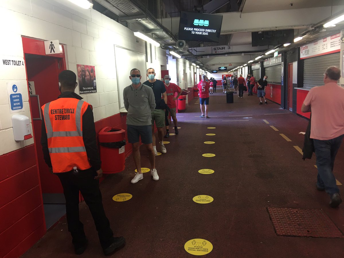 JamesMSeed's tweet photo. @Soupelina @mrjoelclark I travelled in a train carriage with only two other people in it, and I wore a mask. Others drove. It was much safer than shopping I reckon. Check out these pics I took at the match. #CAFC #SafeFootball https://t.co/O4EOTnbZMC