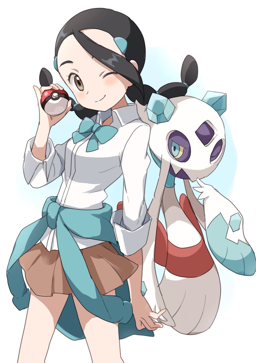 ぶち お題箱 ポケモンのスズナちゃんとユキメノコ