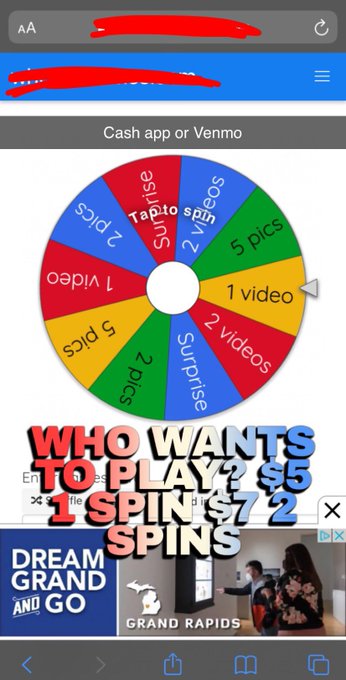 Dm me to play!! #games #spinthewheel #sellingcontent #buyingcontent #wednesdaymorning #WednesdayMotivation<a href="/tag/games"class="tags">#games</a><a href="/tag/spinthewheel"class="tags">#spinthewheel</a><a href="/tag/sellingcontent"class="tags">#sellingcontent</a><a href="/tag/wednesdaymotivation"class="tags"><span>#wednesdaymotivation</span></a><a href="/tag/wednesdaymorning"class="tags"><span>#wednesdaymorning</span></a><a href="/tag/cumplaywithme"class="tags"><span>#cumplaywithme</span></a>