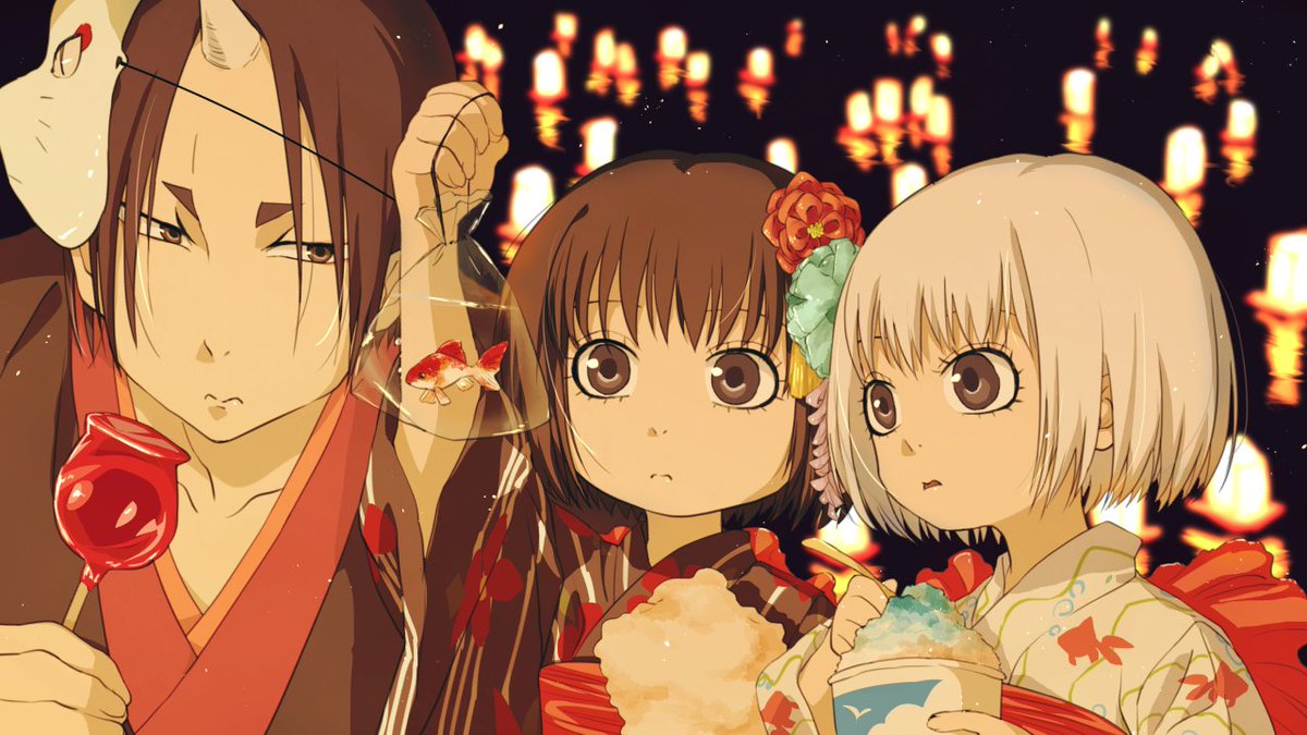 トウィン ミックス ただひたすら鬼灯様と座敷童子を眺めていたいので鬼灯様と座敷童子の健全なイラストが集まりますように あつまれ