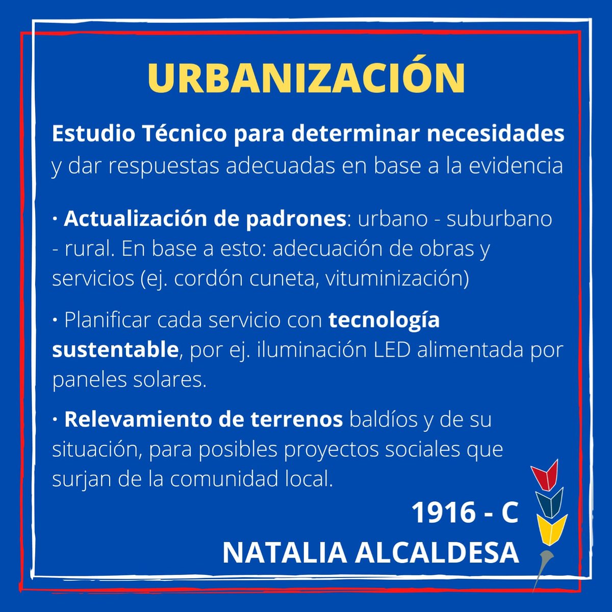 fa_rodo's tweet photo. Seguimos compartiendo nuestras propuestas. 
Porque creemos que TODOS los barrios y calles de nuestro pueblo tienen el mismo derecho y merecen la misma oportunidad de mejora...el 27 vota lista #1916-C https://t.co/B6nn8pzuQW