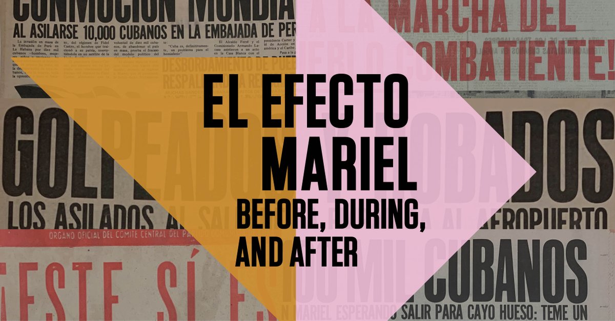 MuseumofMiami's tweet photo. Do you have a personal story related to Mariel? Share your Mariel Stories and become part of the permanent collections at #HistoryMiami and @UMCHC.  https://t.co/EAMZBNGSyr https://t.co/Pb8P5y3p1V