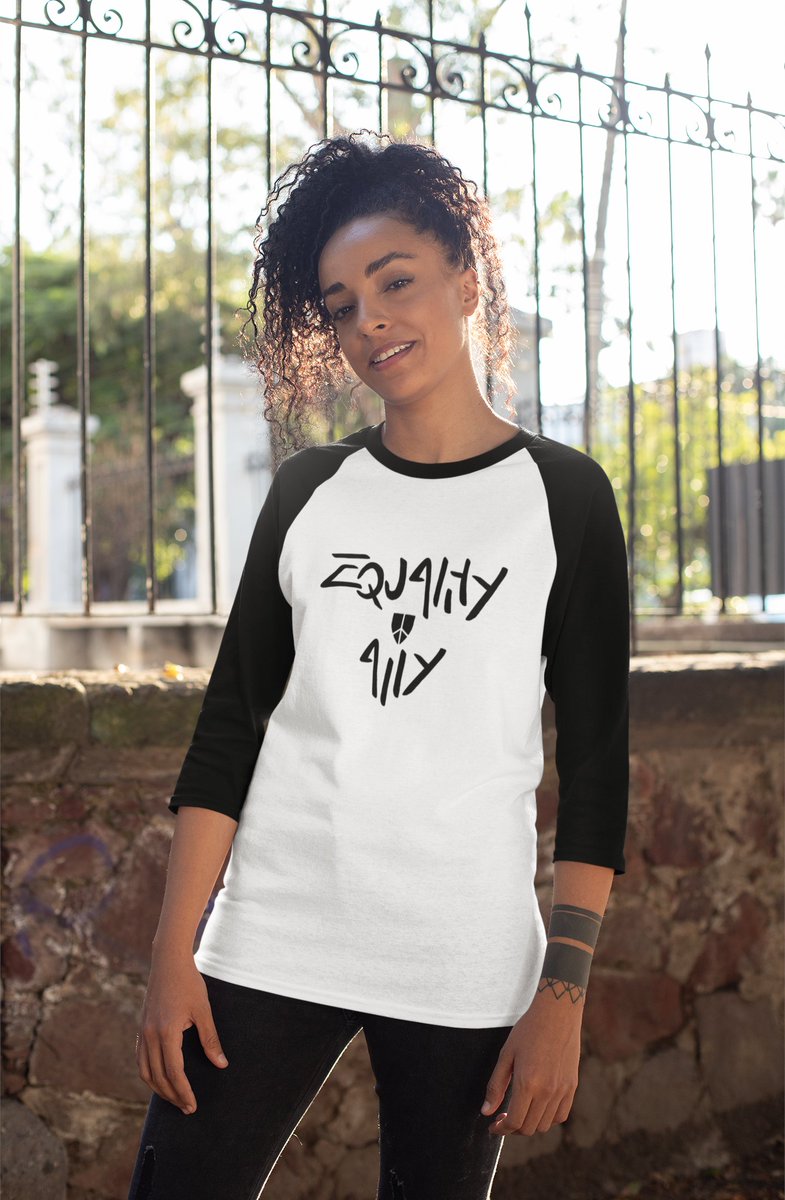 vimteract's tweet photo. Make a stand for marginalised communities by wearing our 'Equality Ally Baseball Top' designed by our very own Creative Director @AnnaJaxe.
We are all on the same side.
#vimteract #EqualityForAll #allyship #weartheshield #ethicalbrand #ethicalstreetwear #veganclothing https://t.co/WJyrxitTu5