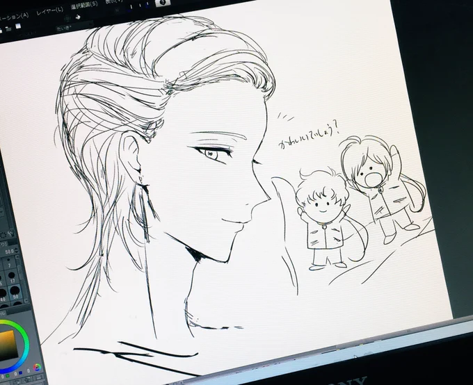 🌹 見てください!ライツの人形がでたんですよ✨

っていうラクガキ😂😂🌹 