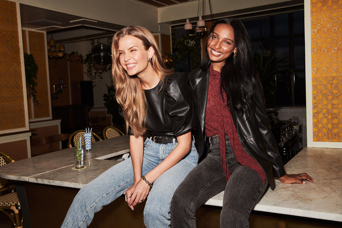 SeeManagement's tweet photo. #JosephineSkriver and #JasmineTookes with #makeup by #MarkEdio and #hair by #YukikoTajima for the #Dynamite FW collection. Photography by Bjorn Iooss. https://t.co/YjAgEOvI3u