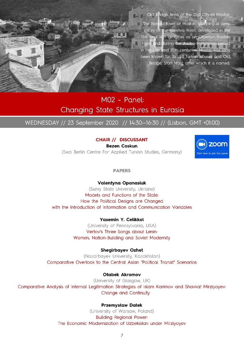 OzgurTufekci's tweet photo. #IEPAS2020 continues with two parallel sessions starting at 14.30 (Lisbon GMT+1)
Panel M02 Changing State Structures in Eurasia
Panel M03 Media in Domestic and Foreign Affairs
Zoom links for the panels
PanelM02 https://t.co/W7KIyfmINk
PanelM03 https://t.co/HoHcBGBNxE
@IEPAS https://t.co/OXemwGoXMg