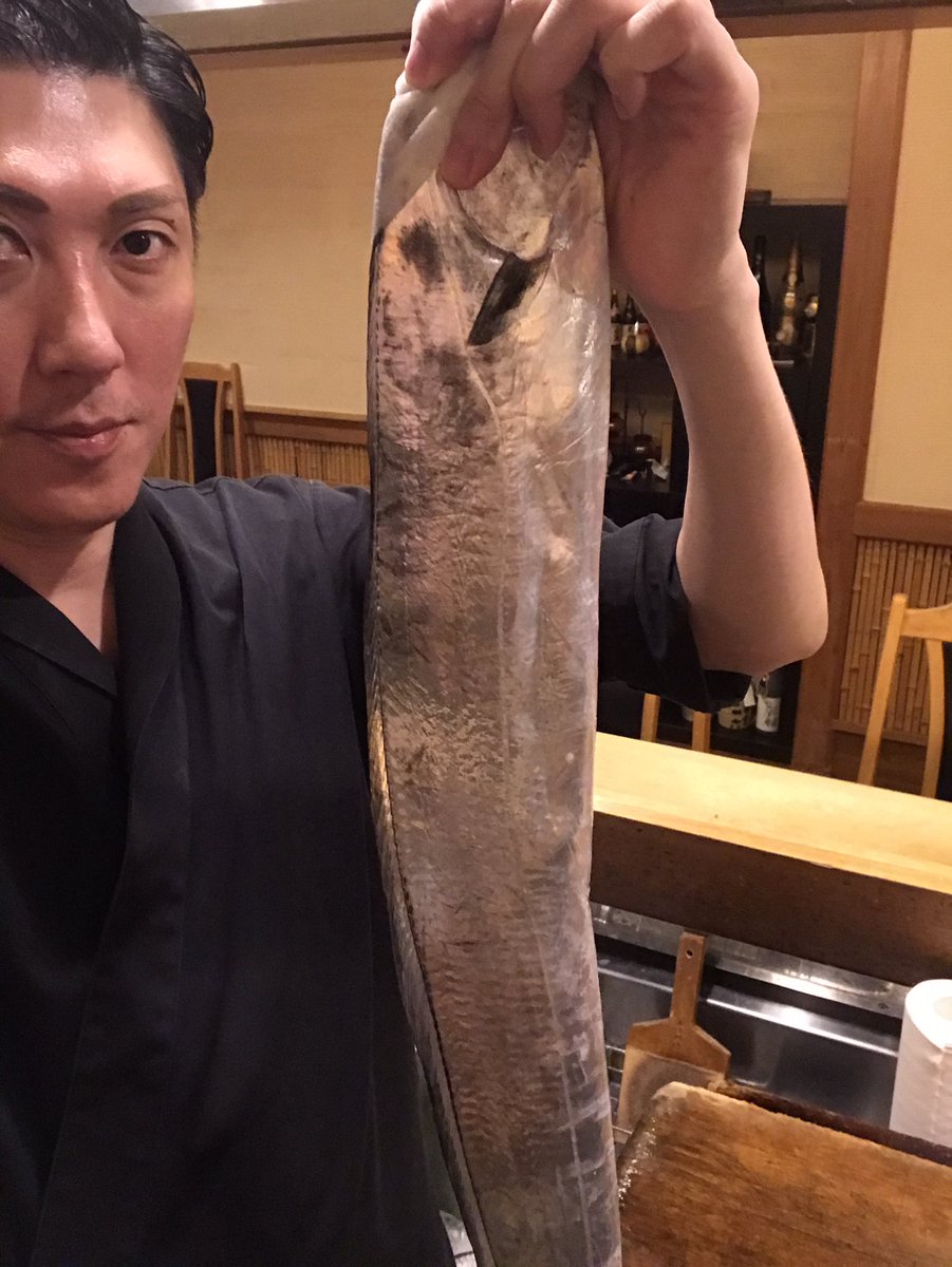 釣りたて太刀魚