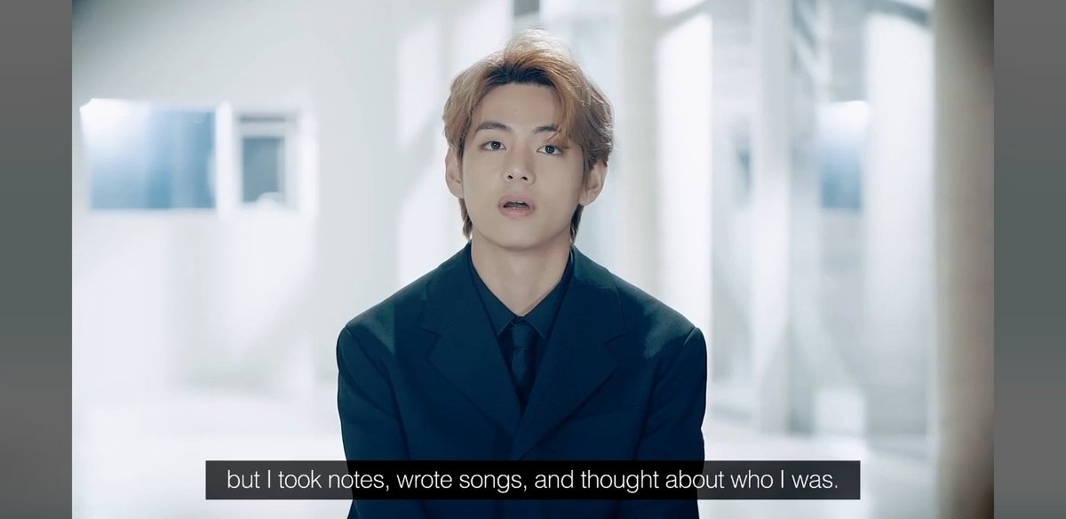 twinklsg's tweet photo. "if i give up here, then i'm not the star of my life" 😭😭 thank you for being strong, kim taehyung. we love you. https://t.co/EfZ6TgLccK