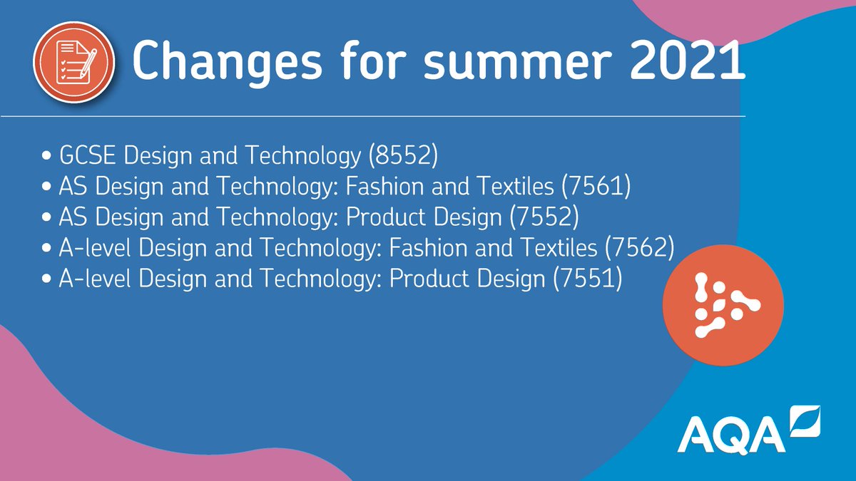 Here are the changes to GCSE, AS and A-level Design and Technology for summer 2021 &gt; bit.ly/3cmDpbR