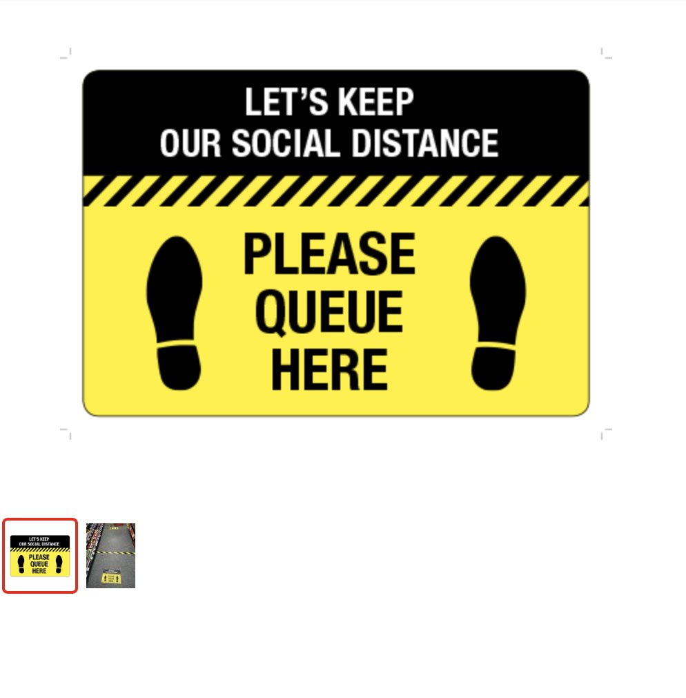GetMePackaging's tweet image. With #lockdown2 recently trending make sure you are keeping your business socially safe.

Ensure a safe distance of 2 metres with our low residue self adhesive floor tape and stickers.

Call us for more information on 01246 488 999!