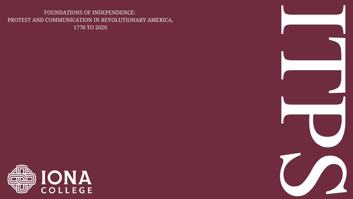 In an effort to make some virtual conference swag, please check out our custom #ITPSCon2020 zoom background, courtesy of our brilliant history communication intern at the #ITPS, @ionacollege junior Chyanne Blakey. Email itps@iona.edu. if you'd like a copy in higher res! https://t.co/Vjs1HK4Hq3