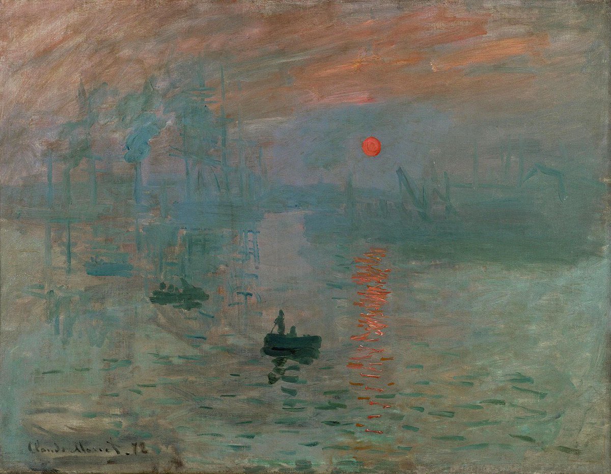 Example - To me most (not all!) threadfic is like “Impression Sunrise” by Monet. You get the outlines, impression of the world. But only the important things are focused on. The colors and emotions are super important as well.  https://en.m.wikipedia.org/wiki/Impression,_Sunrise