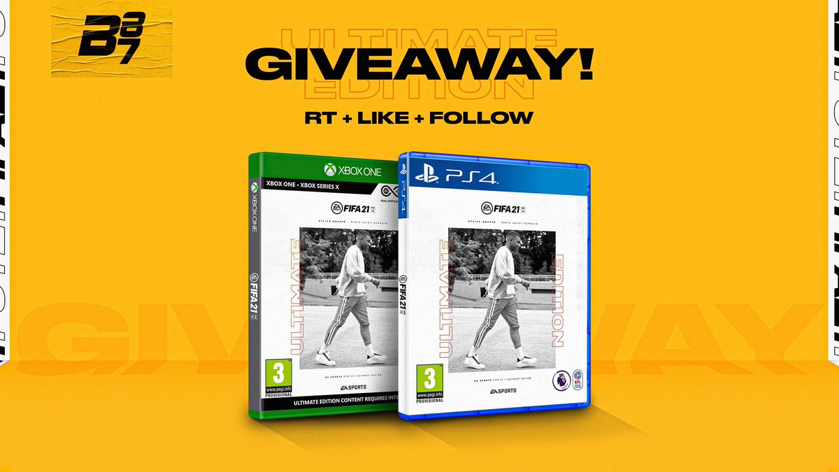🚨 #FIFA21 GIVEAWAY 🚨 5x COPIES TO BE WON! 5x STEPS TO BE ENTERED! - RT/FOLLOW AND LIKE THIS POST ❤️ - FOLLOW MY TWITCH CHANNEL (twitch.tv/bateson87) - SUBSCRIBE TO MY YOUTUBE CHANNEL (youtube.com/bateson87) Good luck!