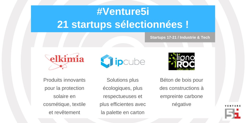 iforumGrenoble's tweet photo. 📢 À quelques jours du #Forum5i2020 et donc du #Venture5i, présentation des 5 dernières sociétés innovantes sélectionnées pour cette édition, dans le secteur Industrie&amp;Technologie #ELKIMIA @IPCUBE_ #LIGNOROC #POLYGONPHYSICS @Sci_Visual
Infos &amp; inscription https://t.co/KrgIpDnRvV https://t.co/lfaOdrRP2R