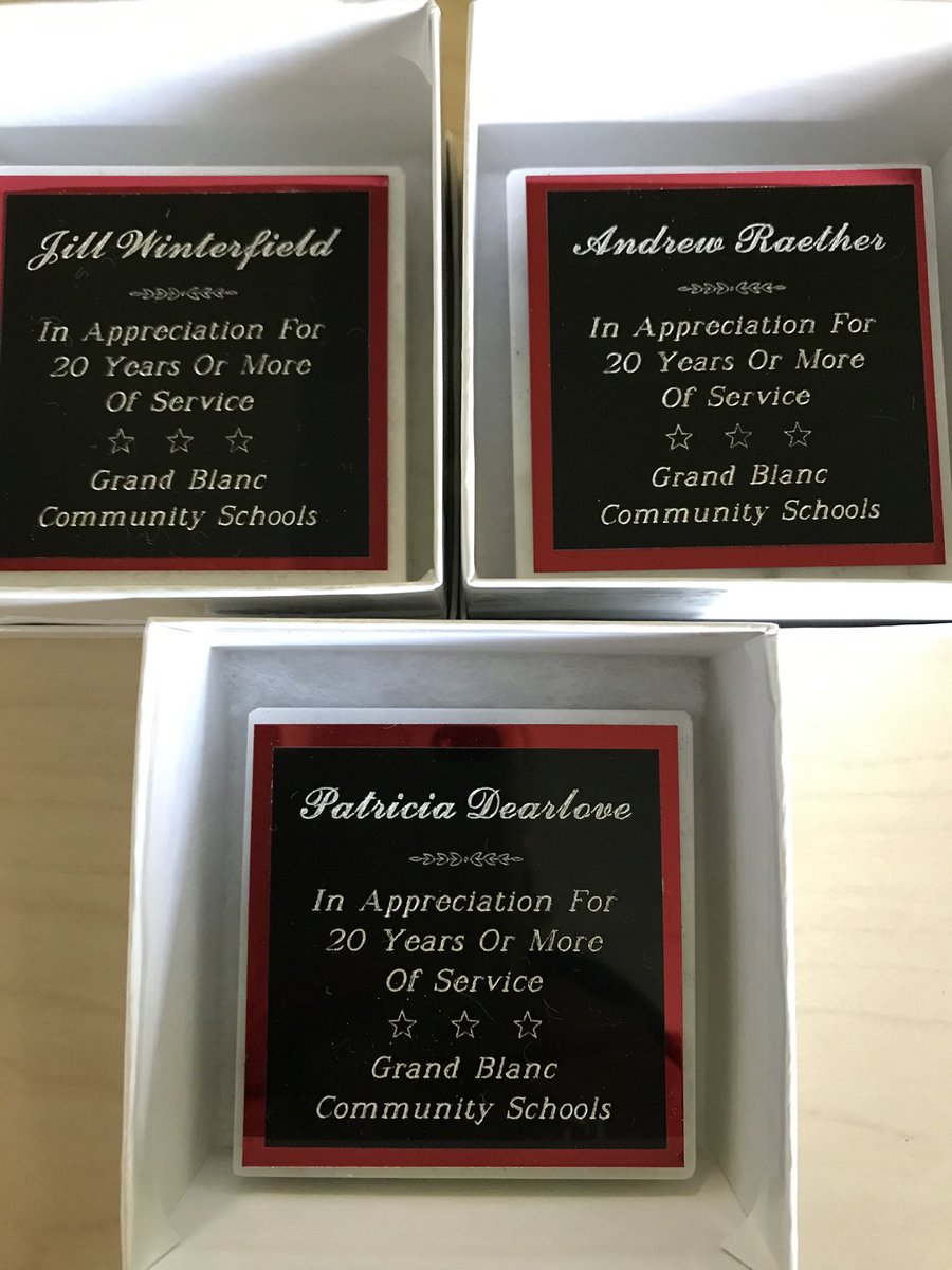 DgoetzDoris's tweet photo. Three Brendel staff members honored for 20 years of service to GBCS! Thanks for all you do and all you are as dedicated teachers of our Bobcats; over 20 years of making a difference in the lives of students! Woof! https://t.co/BeeMG03sJC