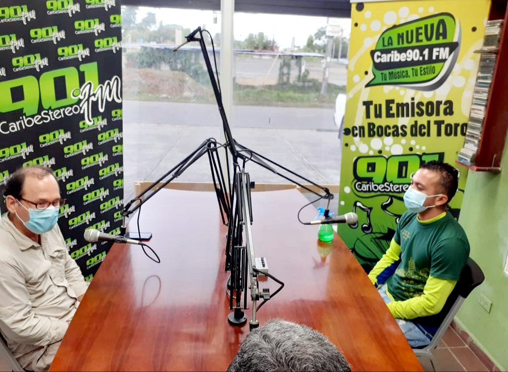 #MisionManati Hoy en entrevista junto al Dr. Hector Guzmán <a href="/HectorGuzmanLab/">Hector M. Guzman</a> en el Programa Encuentro de Opiniones de Radio Caribe Stereo, buscando despertar apoyo de Bocatoreños para protección de Manatíes amenazados en Changuinola. 
<a href="/BPMesoamerica/">Biodiversity Partnership Mesoamerica (BPM)</a> <a href="/stri_panama/">Smithsonian Panama</a> <a href="/MiAmbientePma/">Ministerio de Ambiente de Panamá</a>