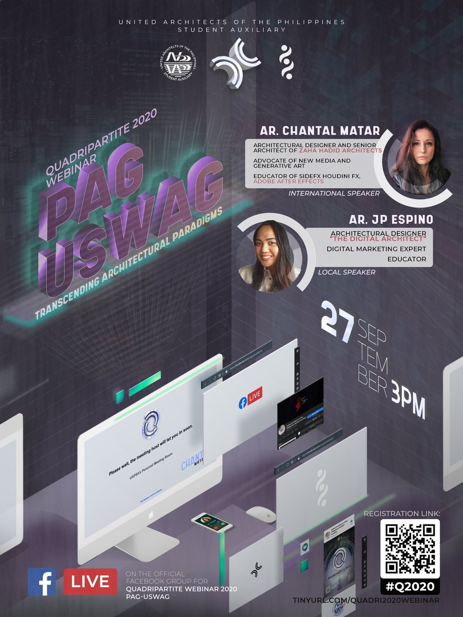 uapsanational's tweet photo. On Sunday, September 27, 2020 at 3:00 PM; UAPSA will conduct “PAG-USWAG” a Webinar as part of the Quadripartite 2020 “Defying Limits”.

Mark your calendars!

Registration Link:

https://t.co/rk49fUVjx6

#Q2020 https://t.co/6G3IGBBWHj