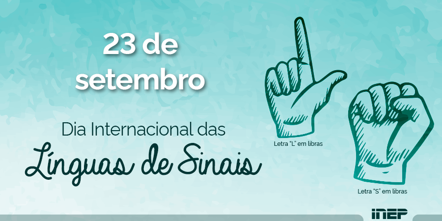 Hoje celebramos o Dia Internacional da Língua de Sinais! E dia 26