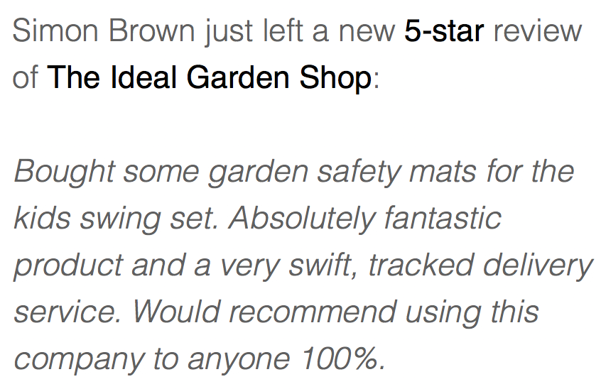 theidealgarden's tweet photo. ⭐️⭐️⭐️⭐️⭐️ #Trustpilot #5star 

https://t.co/yhj3O5dvwR https://t.co/1vxUbkaVxv