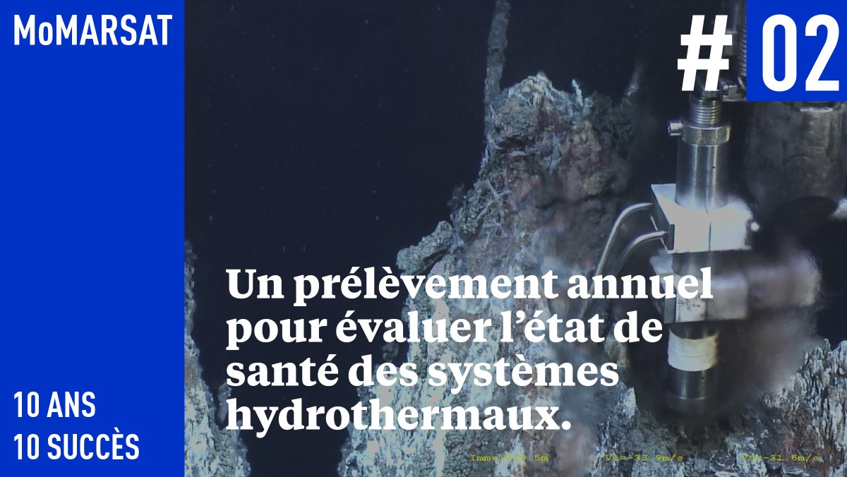 Ifremer_fr's tweet photo. #SuccesStory #MoMARSAT #2 : L’eau de mer infiltrée et chauffée par la roche sort sous forme de geyser au fond des océans. Un prélèvement annuel de ces fluides par seringue permet d’évaluer l’état de santé de ces systèmes hydrothermaux. 👏👏
👉 + d'infos : https://t.co/sOOGydSXUX https://t.co/bkAdIqWX2z