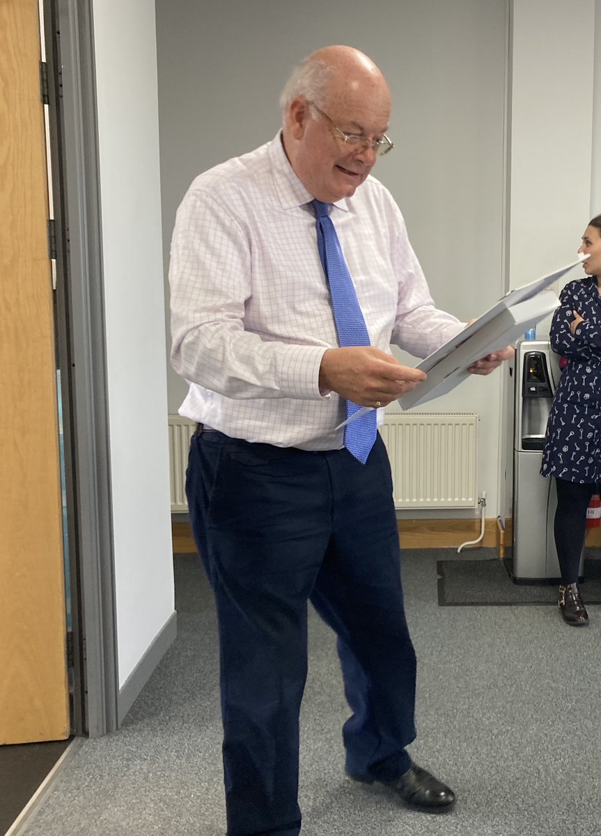 Today is <a href="/MAB_JChidgey/">James Chidgey</a>'s last day with MAB after 5 years with us &amp; 3⃣4⃣ years in the mortgage industry 🔥

A true legend and we wish him a very happy retirement 🥂😃 thank you for everything James!