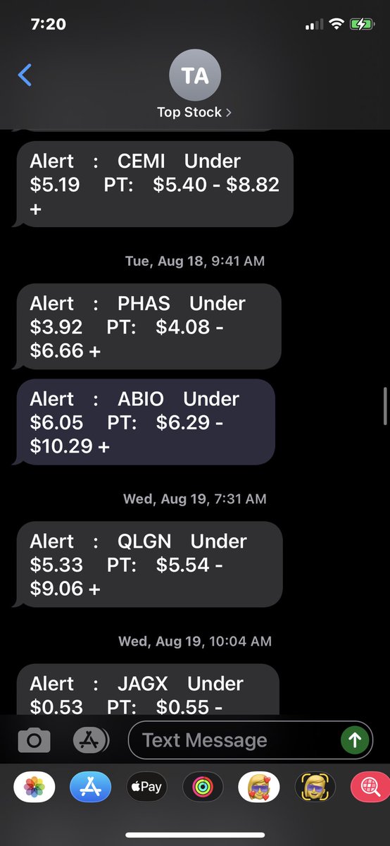 NotAlerts's tweet image. The history of $ABIO by #TopStockAlerts #Scam