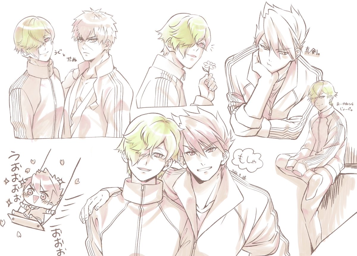 今日の模写もしゃ。
古備前を描きつつ、だぬだぬ。

本丸の大包平は今日も元気です。 
