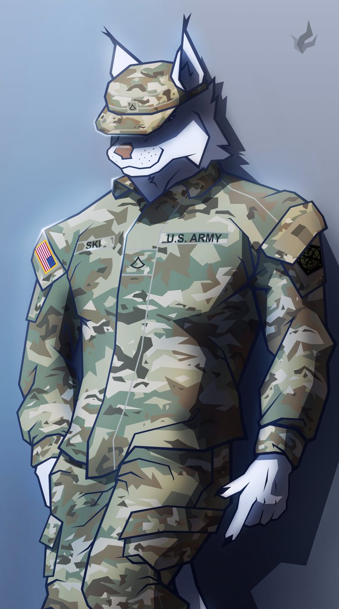 kelpygreen_'s tweet photo. ~ Ski
A commission for a friend of mine who went into the military
#furry #furryart #furrycommission #furryartist #furryfandom #furries #art #vectorart #digitalart #kelpy https://t.co/7wxrj1cf0W