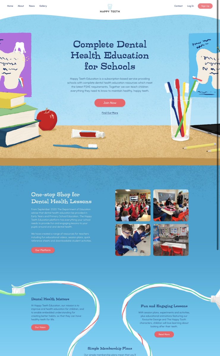 happyteethedu's tweet photo. Our Happy Teeth Platform to support schools has launched this week. 

A one stop shop for dental health lessons, the platform includes;
🦷Educational videos
🦷Session Plans
🦷Student Activities 
🦷Printables to encourage a happy teeth culture in school

Subscribe link in bio https://t.co/aGf2iZw5NX