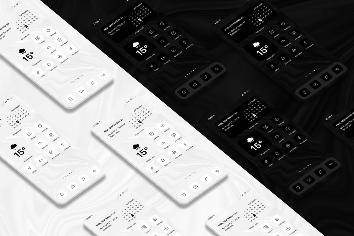 Wefyre's tweet photo. We just launched our first iOS 14 icon pack! Available now in dark &amp; light version. What apps do you want us to add next? #ios14homescreen 

https://t.co/Z5vmr67wsa https://t.co/3fACOaTmVR