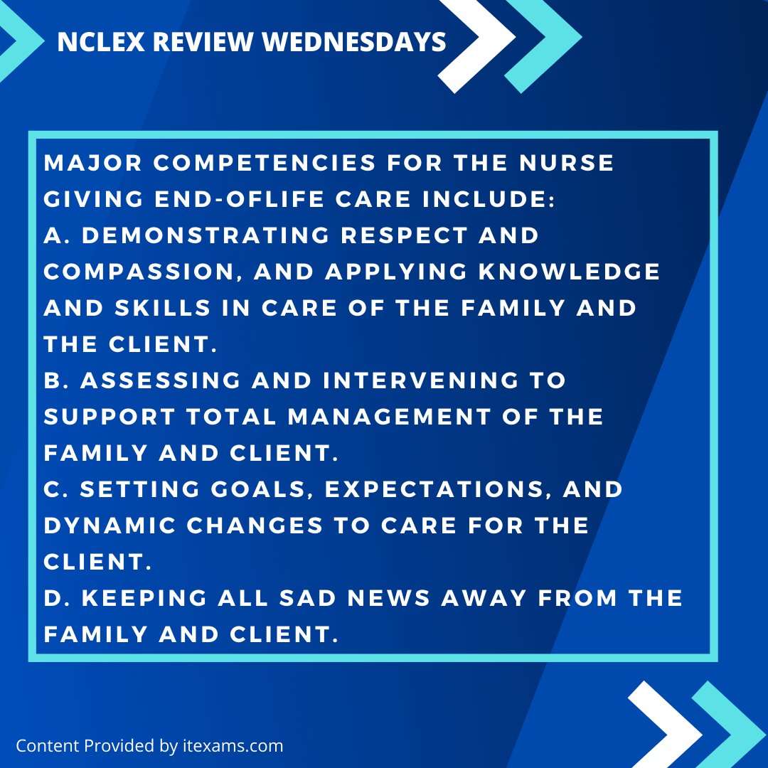 MichiganNSA's tweet photo. Take a moment to read these questions to help you review for the NCLEX 🧠🤔💡
Comment down below any topics you would like us to review next week 🙋‍♂️🙋
Also comment your answers below !
#NCLEXreviewwednesdays #nclexprep #nclexreview https://t.co/1Fy6c5PyyS