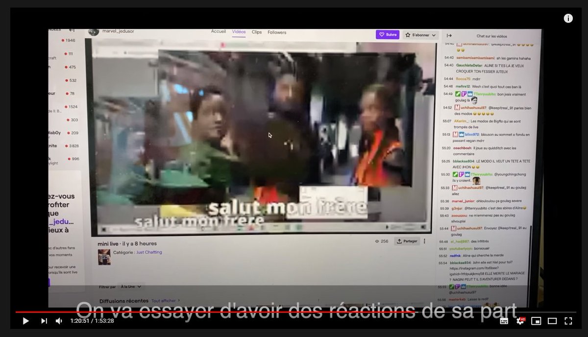 Il fait une vidéo sur le sujet, demande a ses abonnés d'aller commenter sous les vidéos de son copain (qui est youtubeur) et noie l'espace commentaire des vidéos d'insulte...