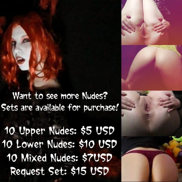 Internet is back up! Woohoo!!!! On that note, I have new content available on my #onlyFans. Nude sets are now available!!! I don't mean scattered nudes, from various sets. I mean nudes that have not yet been posted or released, from specific sets or requests. Enjoy 🦇🖤🦇 https://t.co/wxHUcjkuT5