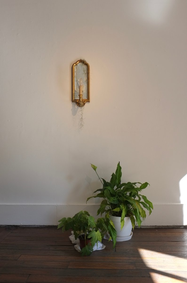 PDAC2020's tweet photo. « Beauté na yo consiste en une table de maquillage, sur laquelle l’artiste incruste et juxtapose de façon aléatoire, des miroirs gravés à partir de photographies, souvenirs d’enfance entre la France et le Congo et d’éléments cosmétiques, organiques ou encore minéraux. »
- A. Nana https://t.co/cCipRHUUDL